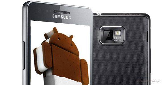 Samsung Galaxy S2 ha preinstallato Android 4.0 ICS nei nuovi stock