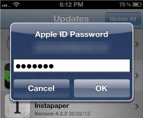 Apple iOS 6: non sarà più richiesto il login per le app gratuite