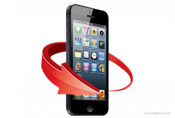 Apple iPhone 5: immagine del melafonino a 360 gradi