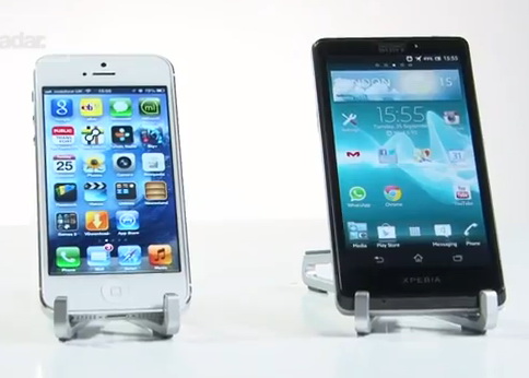 Apple iPhone 5 a confronto con il Sony Xperia T