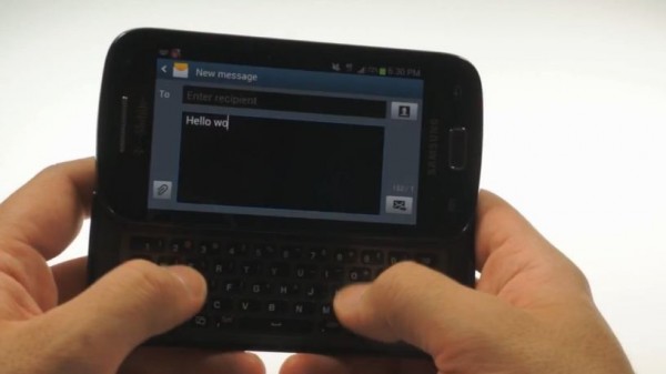 Samsung Galaxy S Relay 4G: video anteprima del nuovo Android con tastiera QWERTY