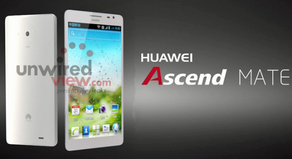 Huawei Ascend Mate si mostra in una prima immagine