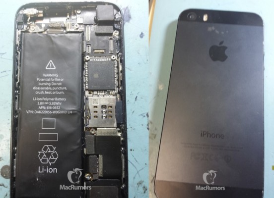 Apple iPhone 5S: nuove foto sull'hardware interno e la scocca posteriore