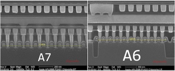 iPhone 5S: analisi dettagliata del chip Apple A7 e del coprocessore M7