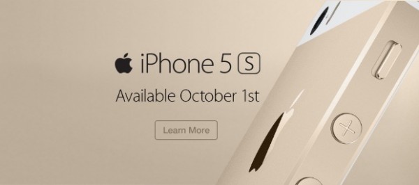 iPhone 5S: si estende la disponibilità il 1 Ottobre, ma ancora niente Italia