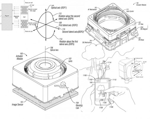 iPhone 6: nuovo brevetto su autofocus e stabilizzatore dell'immagine