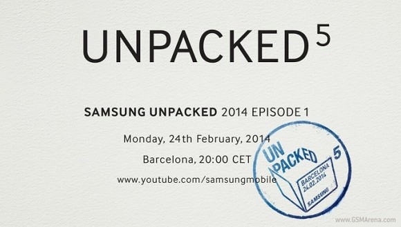 Samsung Galaxy S5: ufficiale l'evento a Barcellona il 24 Febbraio