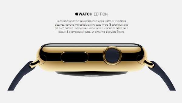 Apple Watch in oro: possibile prezzo 1200 dollari