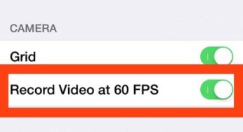 Come registrare video a 60 FPS con iPhone