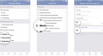 Come disattivare le notifiche dei gruppi di Facebook su iPhone